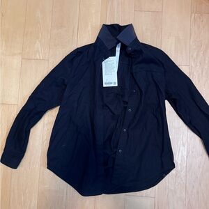 lululemon athletica Black Button-Down Shirt